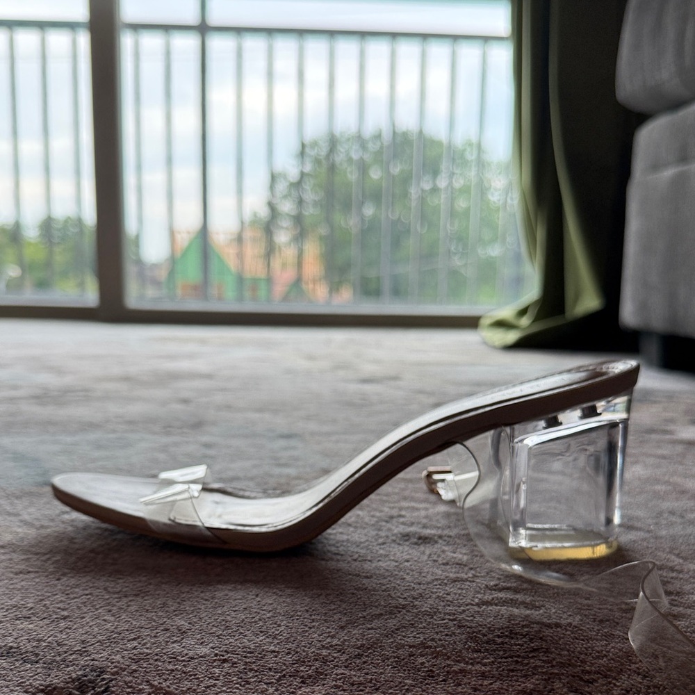 TOP Moda Clear Block Heels